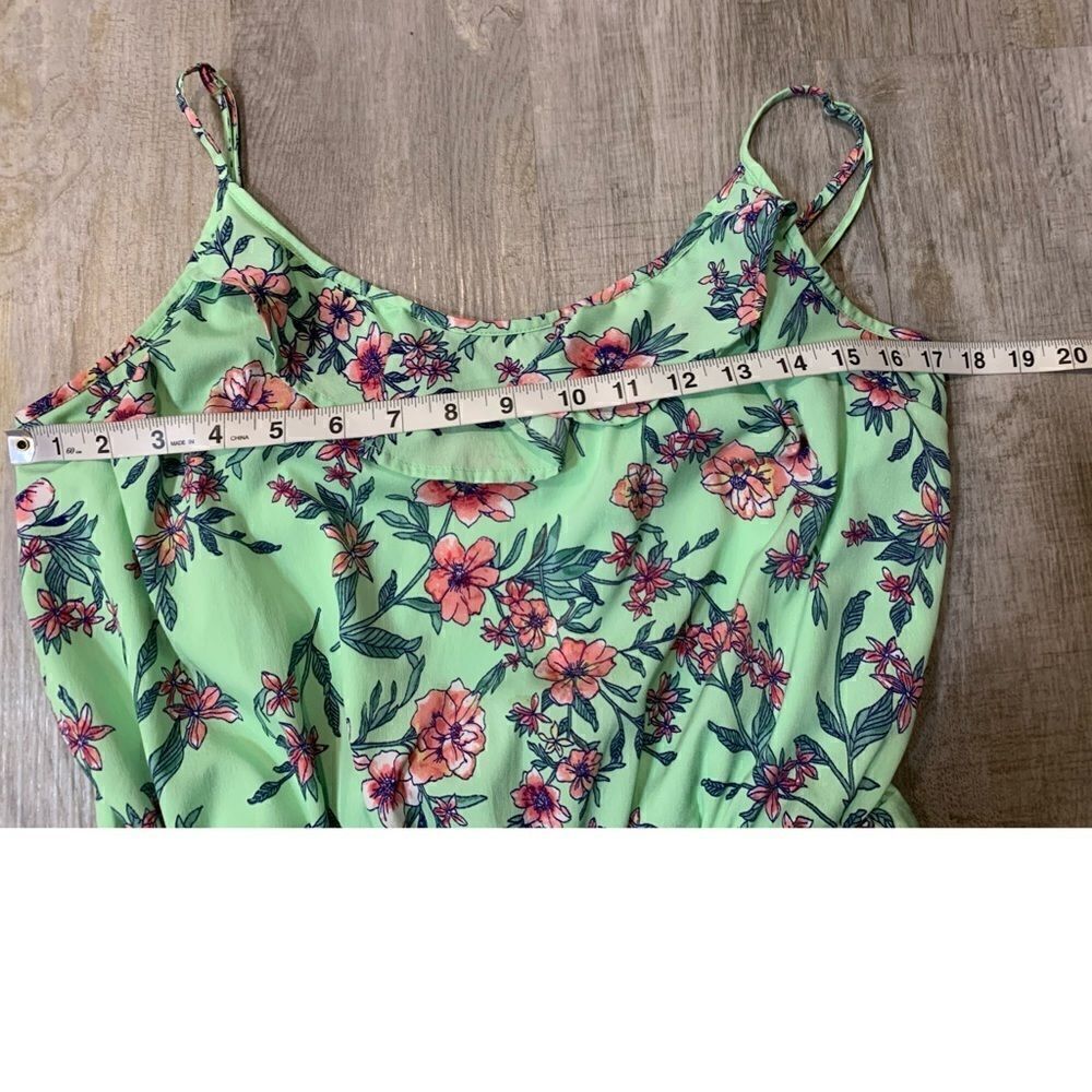 Decree mint floral strap dress - Picture 5 of 11